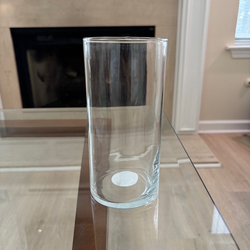 Glass Cylinder Vase Clear